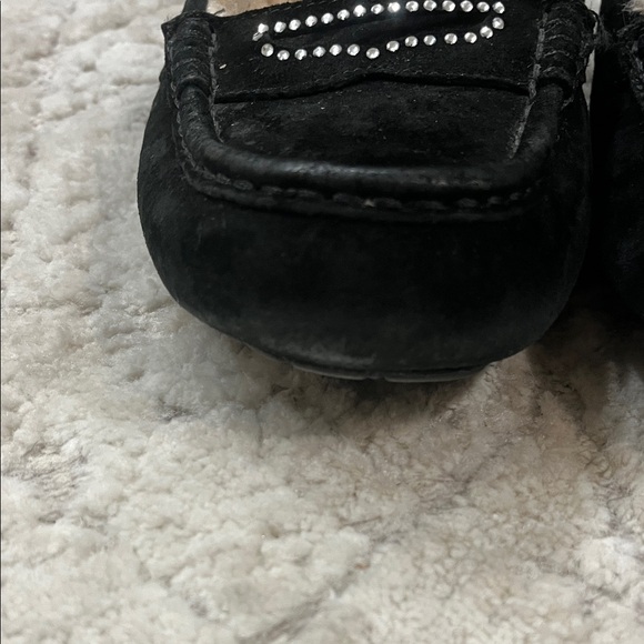 UGG Ansley Women's Black Loafer with Rhinestone Detail - Picture 9 of 10